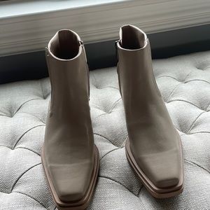 Beige Franco sarto bootie never worn size 7